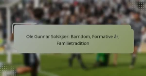 Ole Gunnar Solskjær: Barndom, Formative år, Familietradition